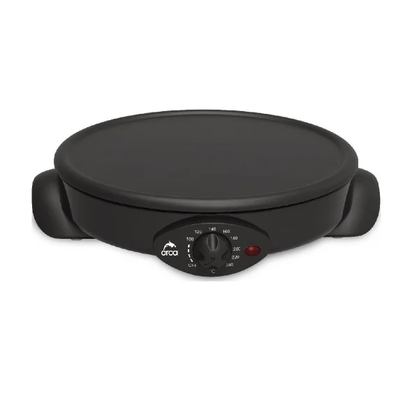 Orca   1500Watts, Crepe Maker and Grill Pan, Black - OR-ZS-508(B)